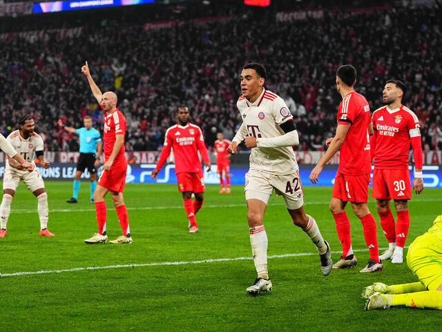 バイエルン・ミュンヘン、ムシアラの後半のヘディングシュートでベンフィカに1-0で勝利