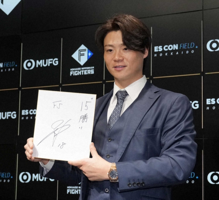 山崎福也、1年目で10勝達成！契約更新で年俸2億5000万円に増額