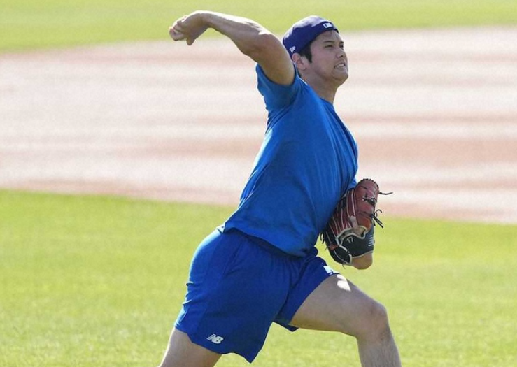 大谷翔平、4日連続で自主トレ　投球練習からベースランニングまで徹底調整