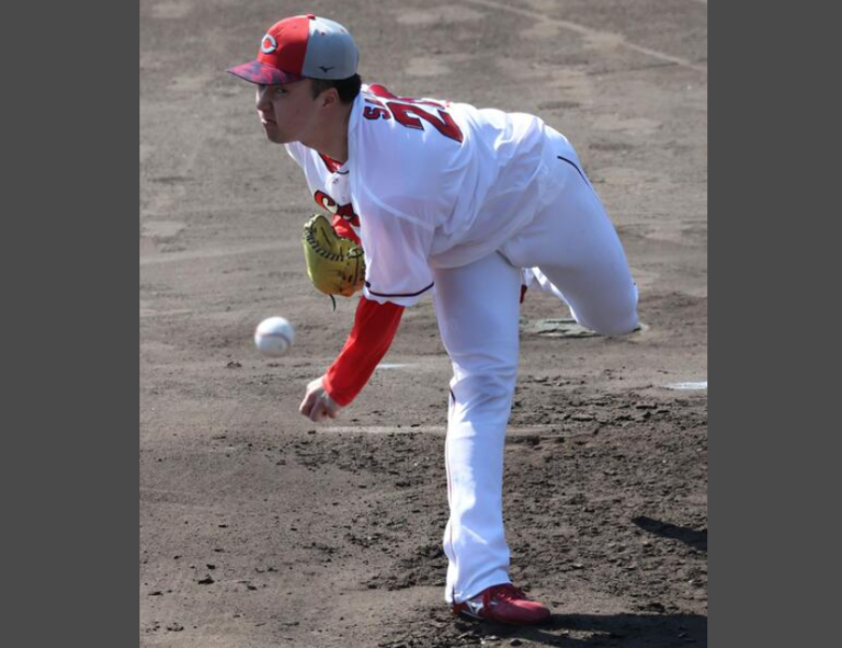 広島・ドラフト2位・佐藤柳之介、ライブBPで再び圧巻の投球を披露し打者を圧倒